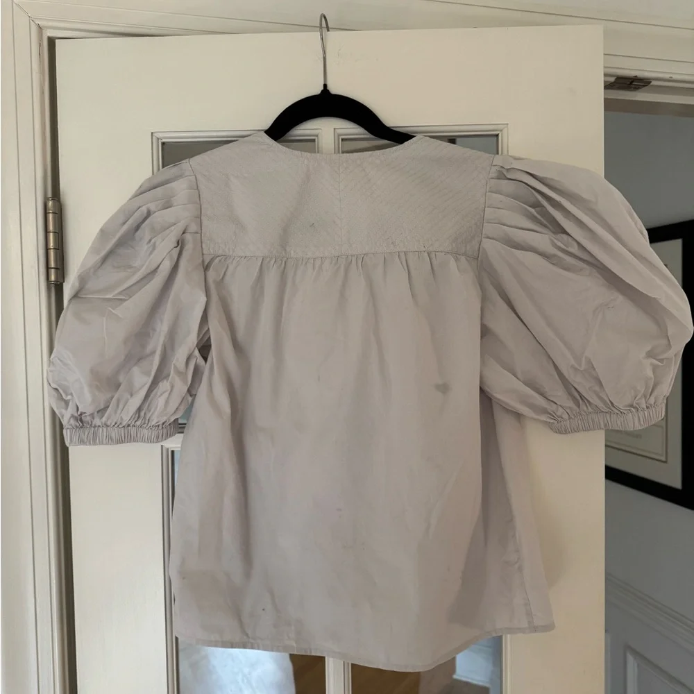 Ulla Johnson Colette Top in Dove size 6 - Picture 7 of 10